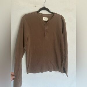 Pact waffle knit long sleeve